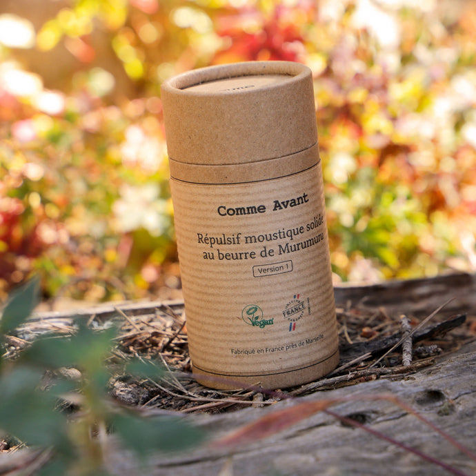répulsif naturel au beurre de murumuru comme avant