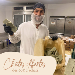 des chutes offertes dès  60 euros d'achat chez comme avant