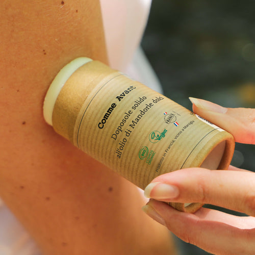 Doposole biologico all'olio di mandorle