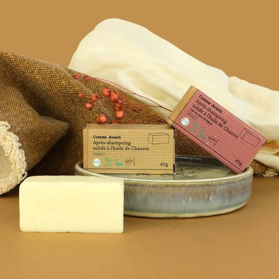après shampoing à l'huile de chanvre comme avant 