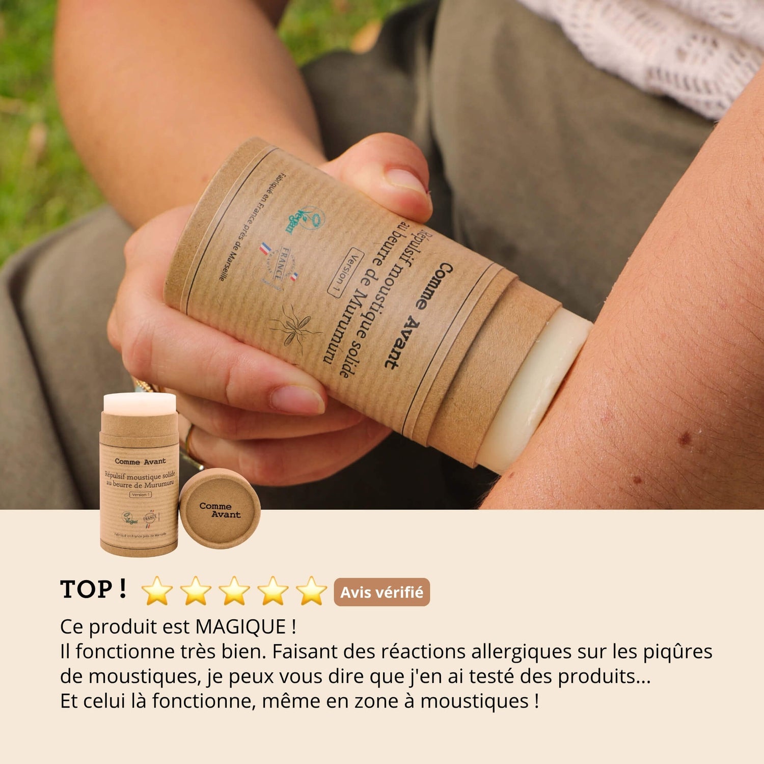 Avis répulsif comme avant