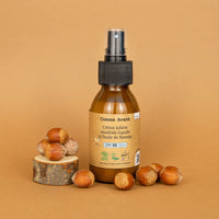 Crème solaire spf50 à l'huile de karanja et huile de noisette comme avant