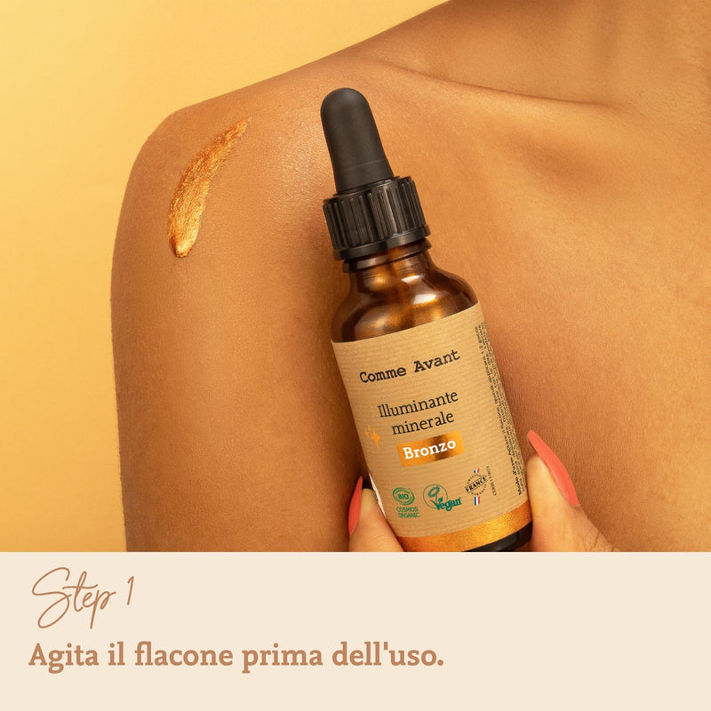 Illuminante minerale bronzo