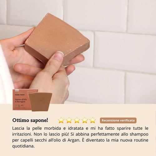 Commenti sul sapone all'olio di borragine Comme Avant