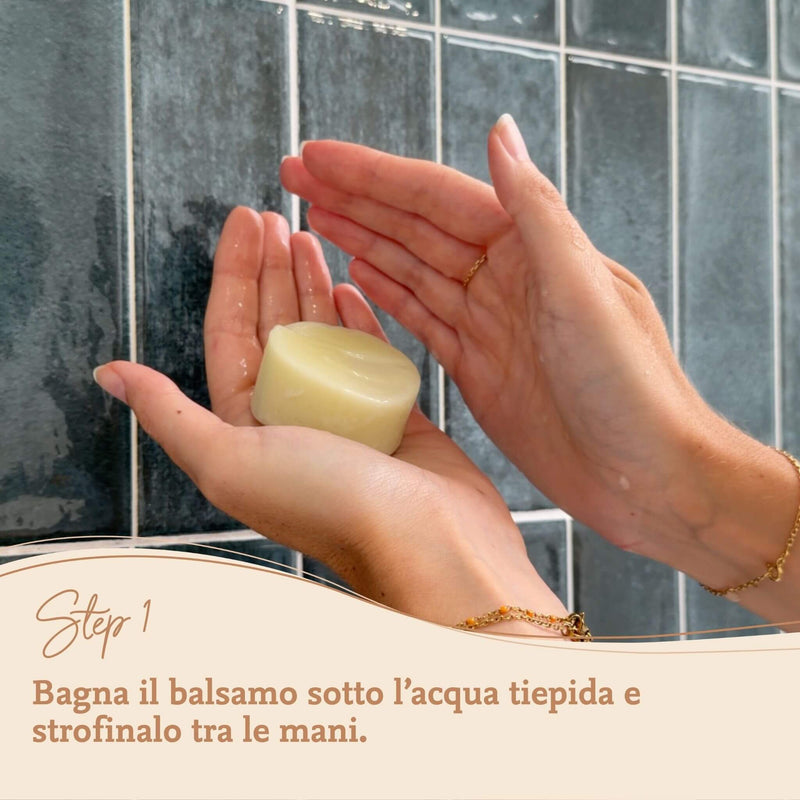 Utilizzo del balsamo solido
