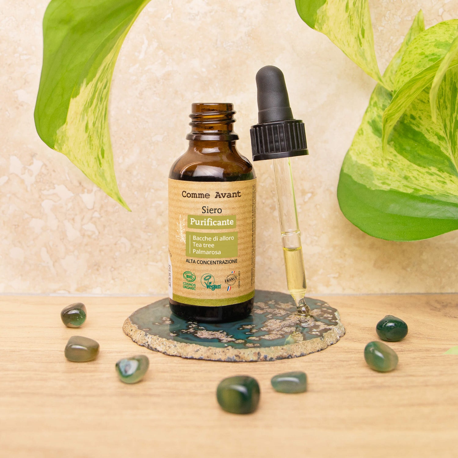 Siero purificante naturale e biologico