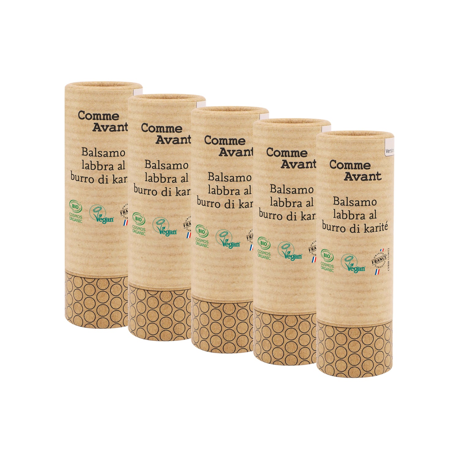 Balsamo labbra al burro di karité biologico e naturale