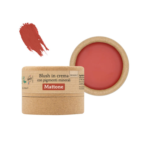 Blush in crema con pigmenti minerali mattone