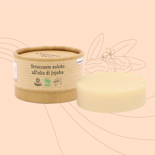 Struccante solido all'olio di jojoba biologico e vegano