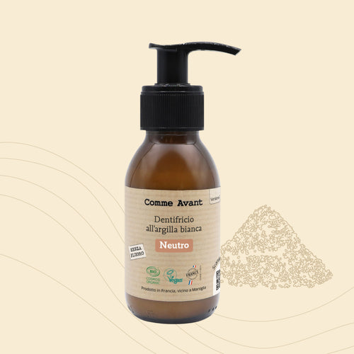 Dentifricio all'argilla bianca - Versione 2