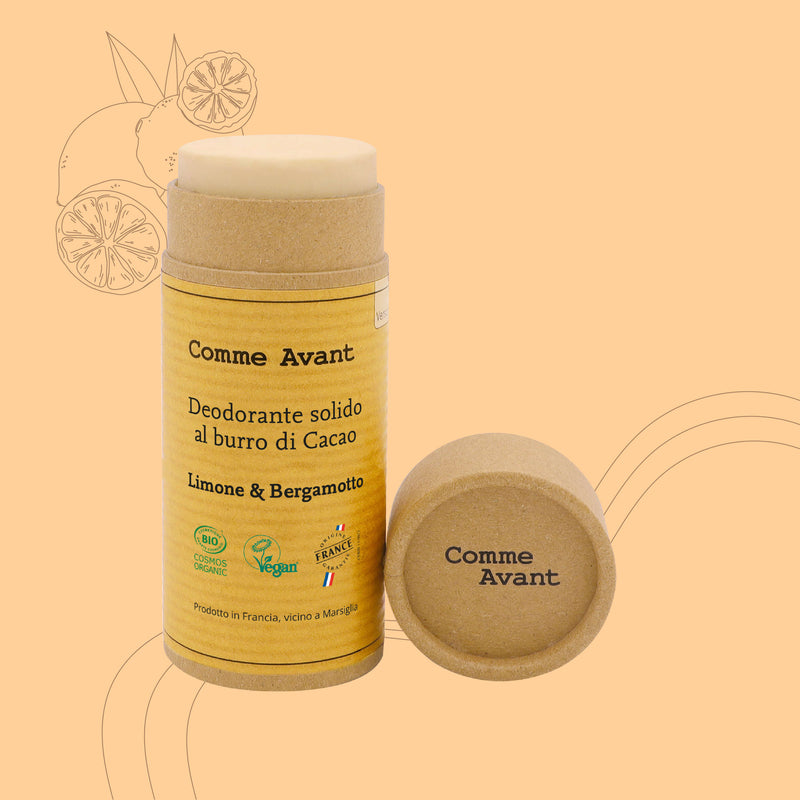 Deodorante con burro di cacao idratante ed efficace