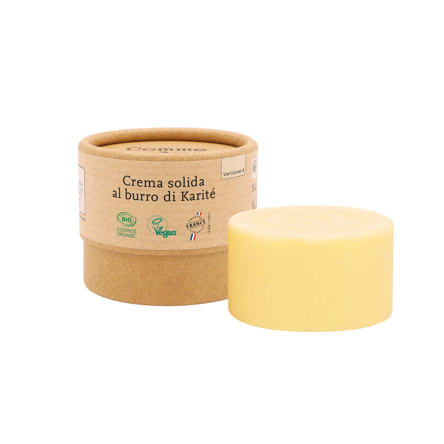 Crema solida idratante al burro di karité