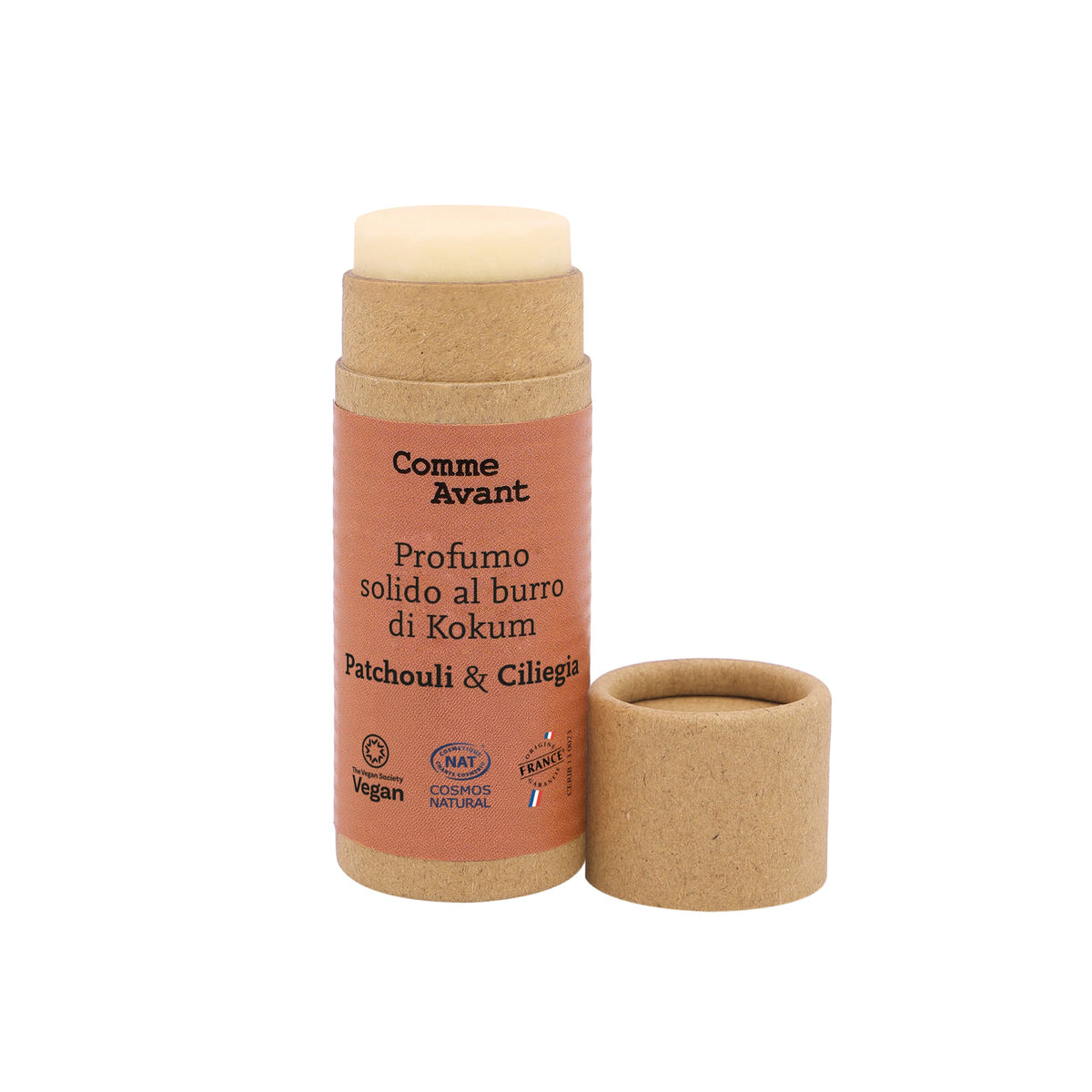 Profumo solido al burro di kokum patchouli e ciliegia