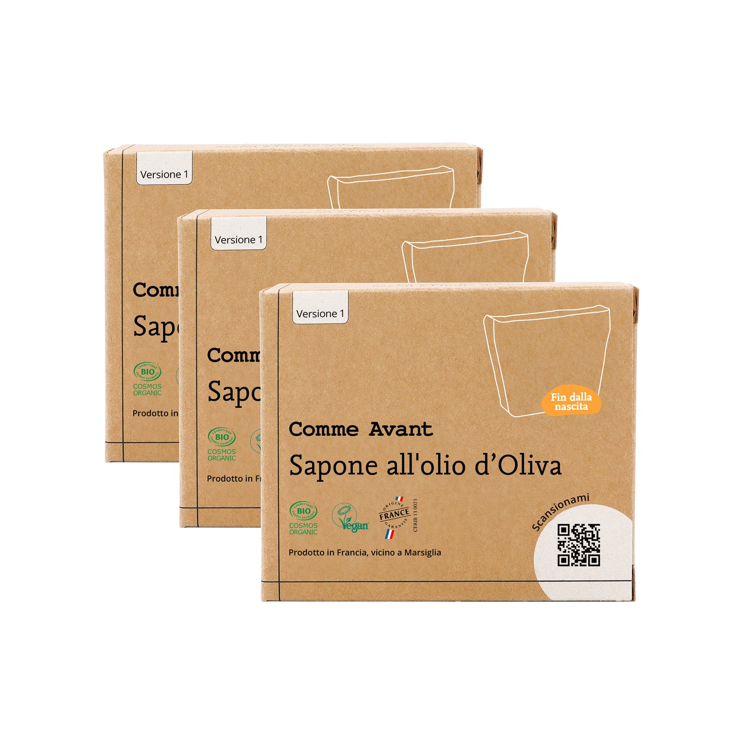 Sapone biologico per pelli sensibili