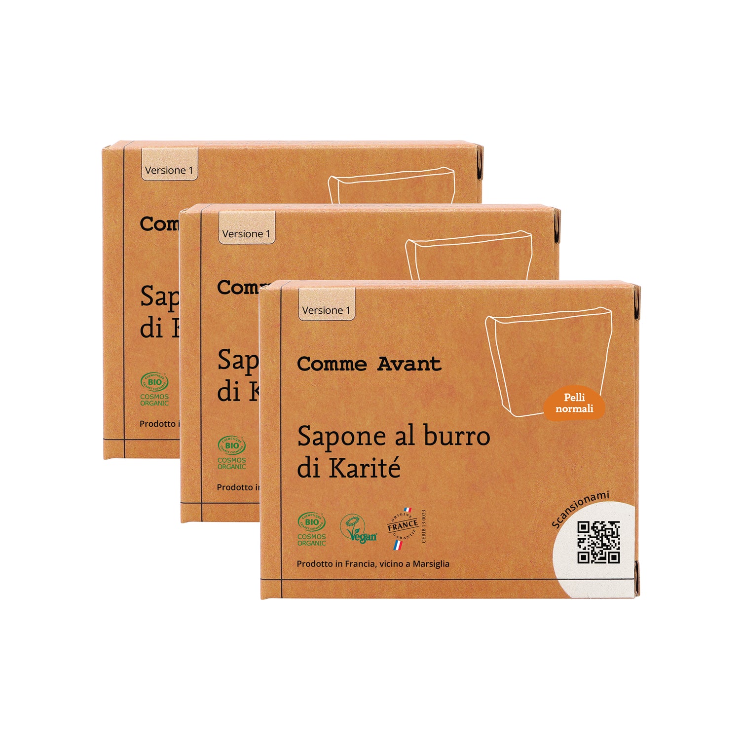Sapone biologico al burro di karité
