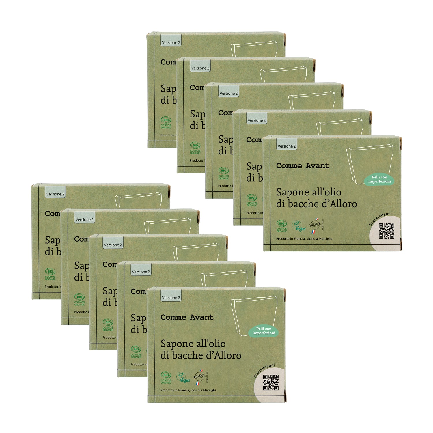 Sapone biologico all'olio di bacche d'alloro