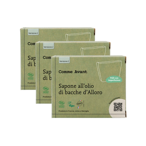 Sapone artigianale all'olio di bacche d'alloro