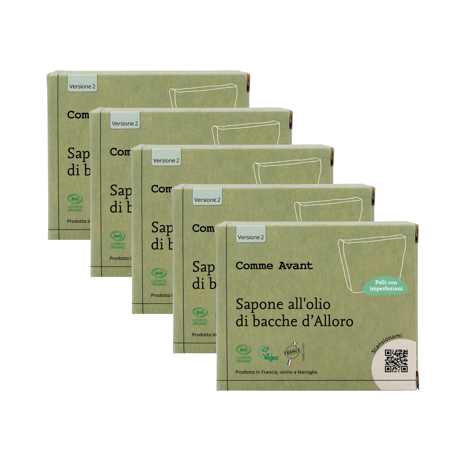 Sapone naturale all'olio di bacche d'alloro