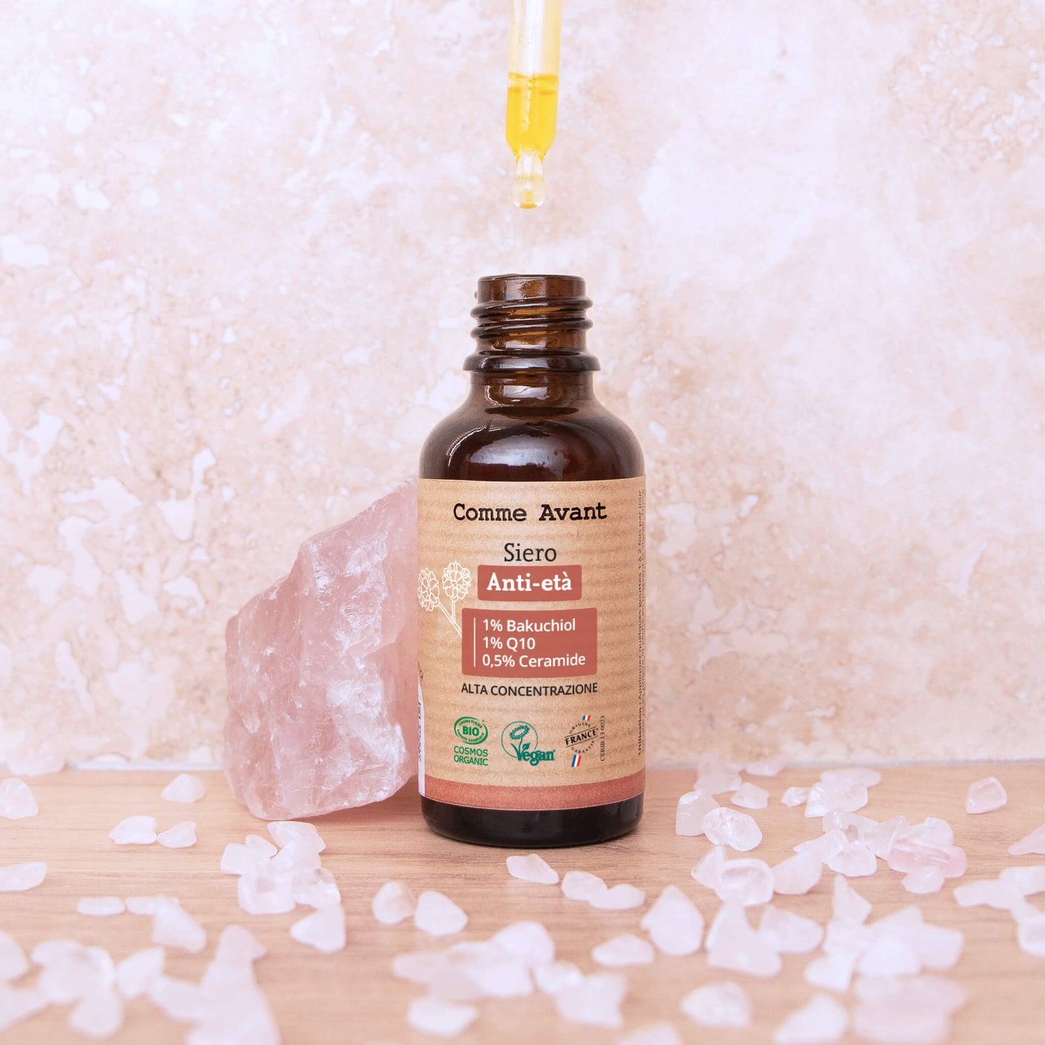 Siero anti-età con Q10 e ceramidi