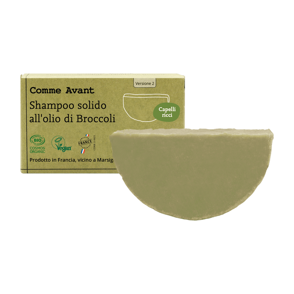 Shampoo solido con olio di broccoli Comme Avant