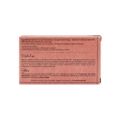Shampoo solido biologico Comme Avant