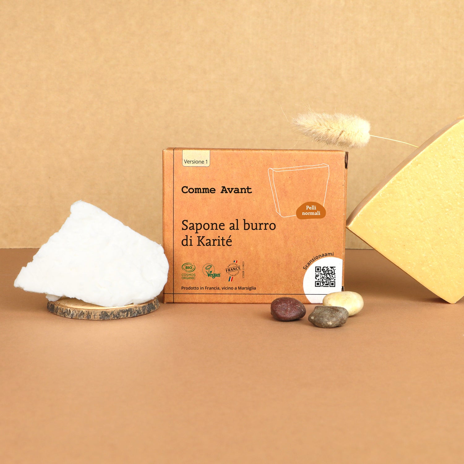 Sapone per pelli normali al burro di karité Comme Avant