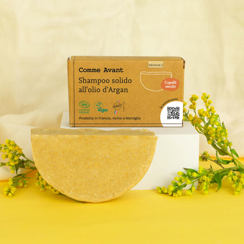 Shampoo solido all'olio d'Argan Comme Avant