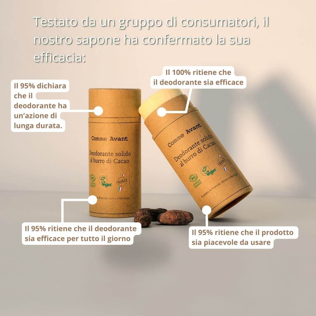 Deodorante biologico efficace tutto il giorno