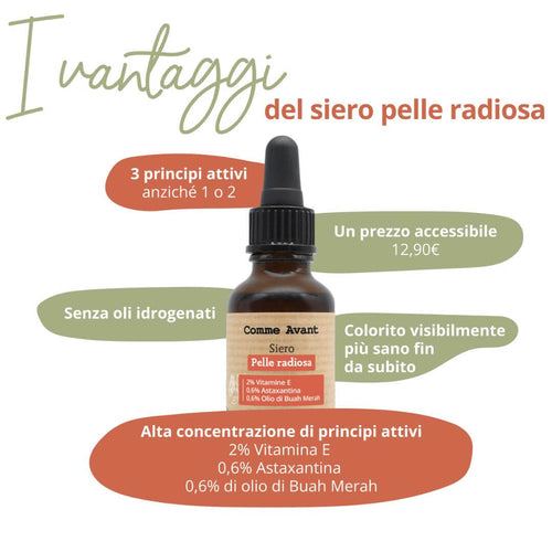 I vantaggi del siero pelle radiosa