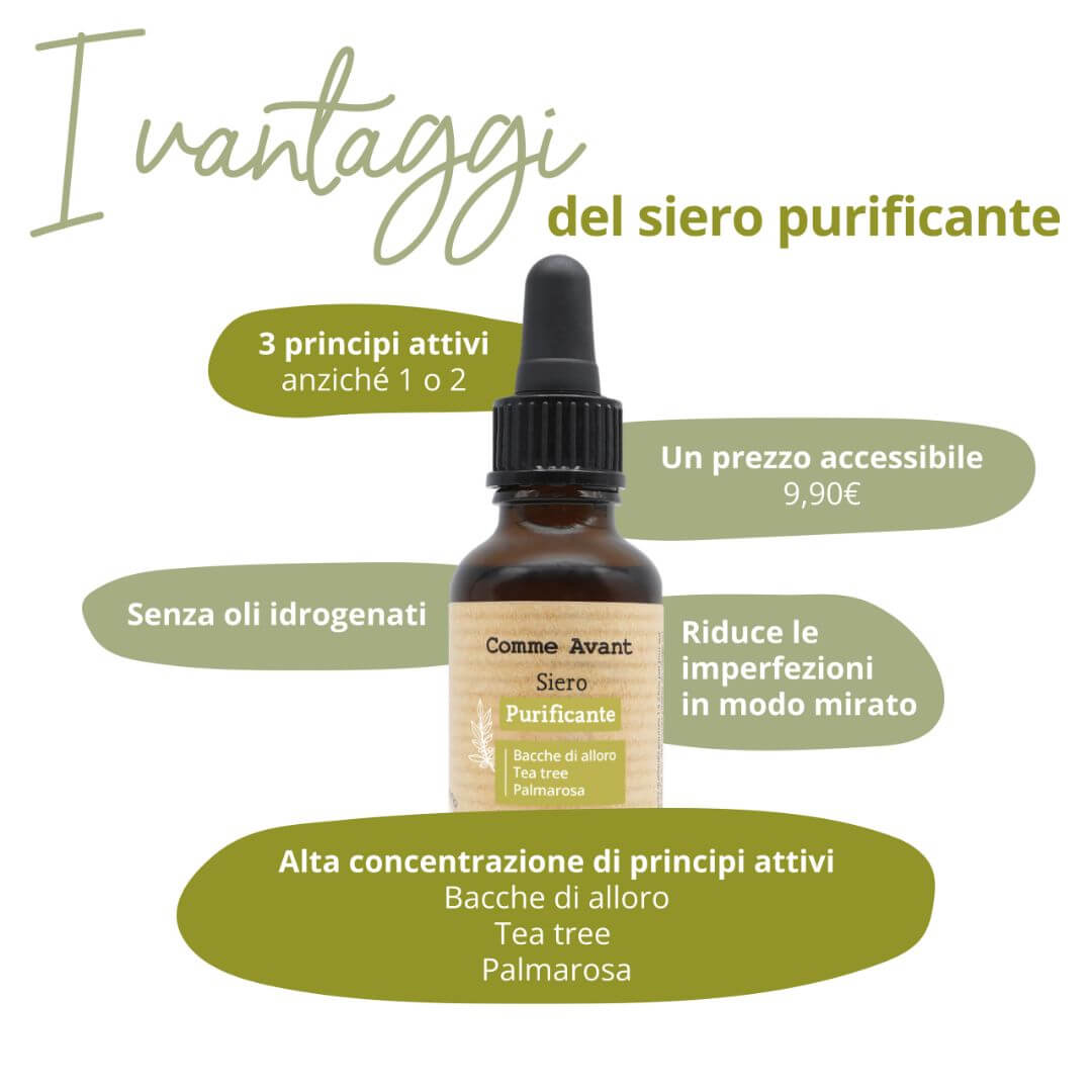 I vantaggi del siero purificante Comme Avant