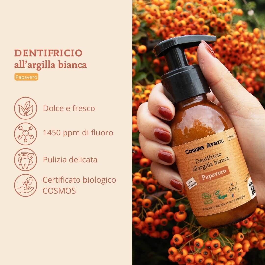 Dentifricio al papavero Comme Avant