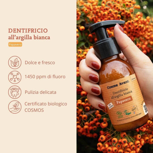 Dentifricio al papavero Comme Avant