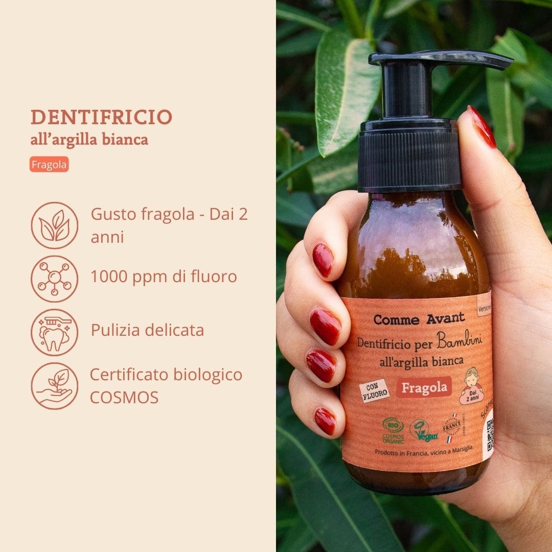 Dentifricio biologico per una pulizia dei denti delicata ed efficace
