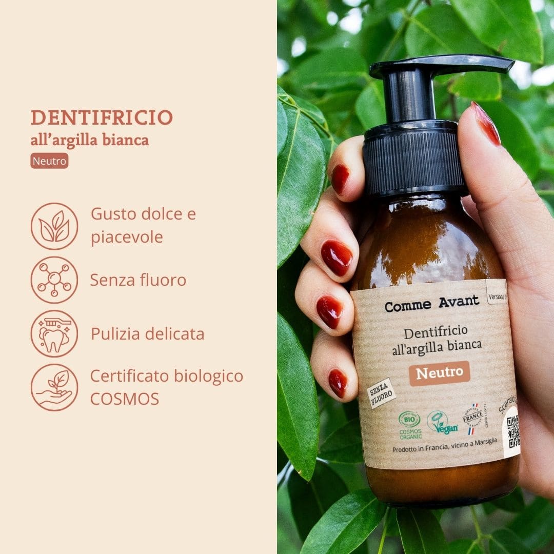 Dentifricio per una pulizia dei denti efficace e delicata