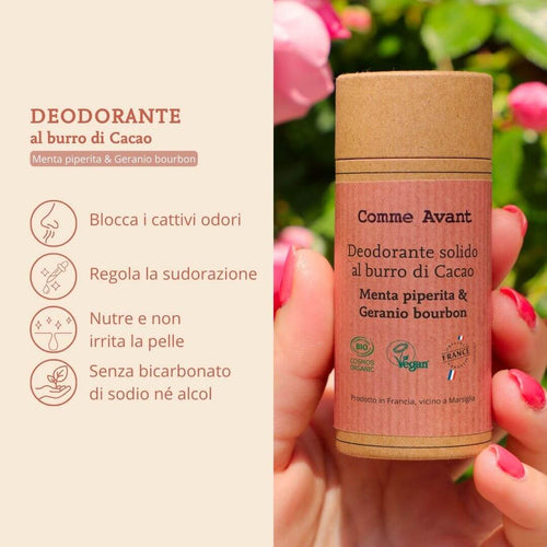 Deodorante che regola la sudorazione senza essere aggressivo sulla pelle