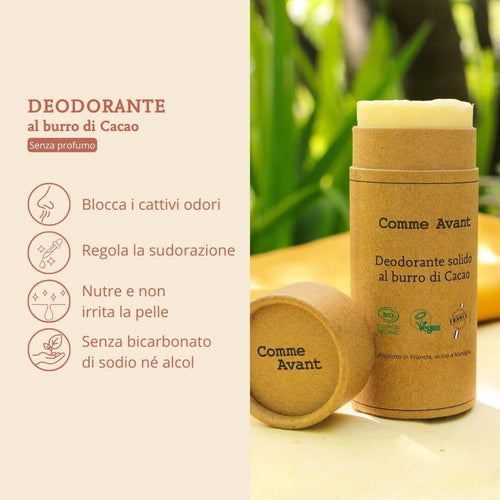 Deodorante solido che regola la sudorazione e non irrita la pelle