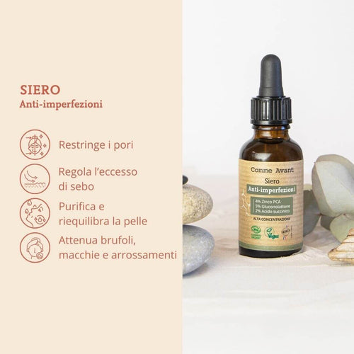 Siero anti-imperfezioni per regolare l'eccesso di sebo e purificare la pelle