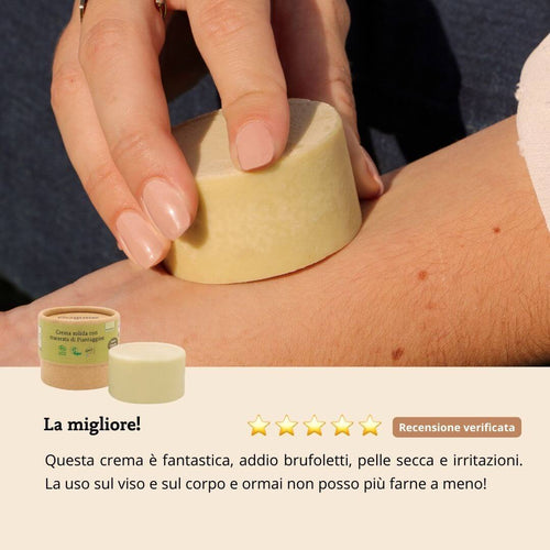 Recensione crema solida al macerato di piantaggine Comme Avant