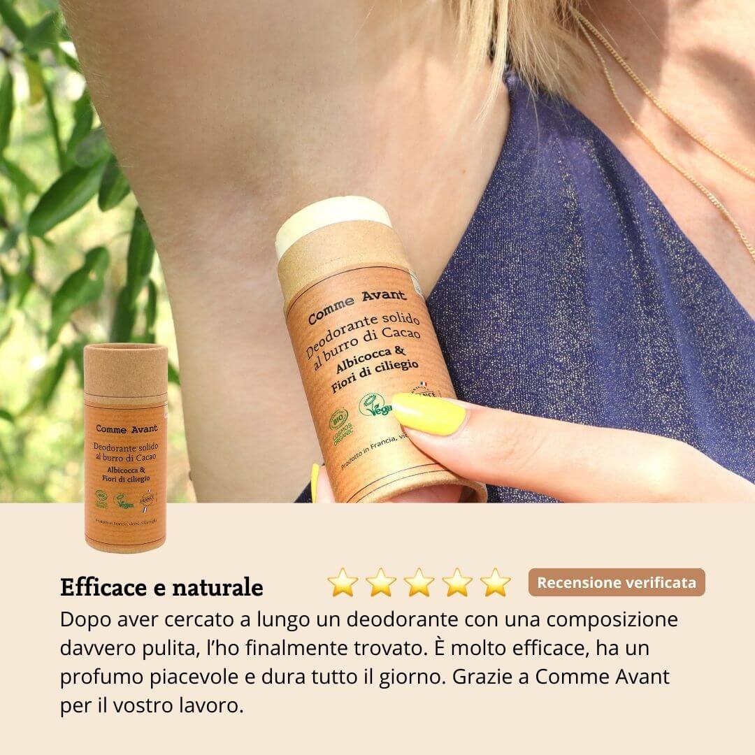 Recensione deodorante solido Comme Avant