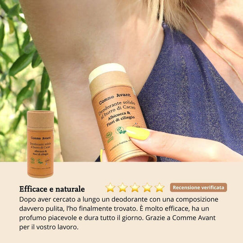 Recensione deodorante solido Comme Avant