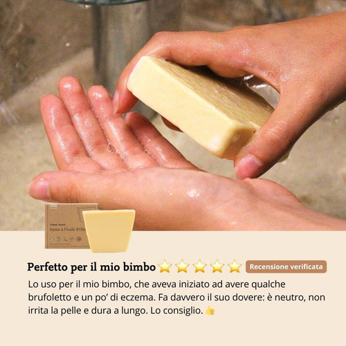Recensione sapone biologico all'olio d'oliva Comme Avant