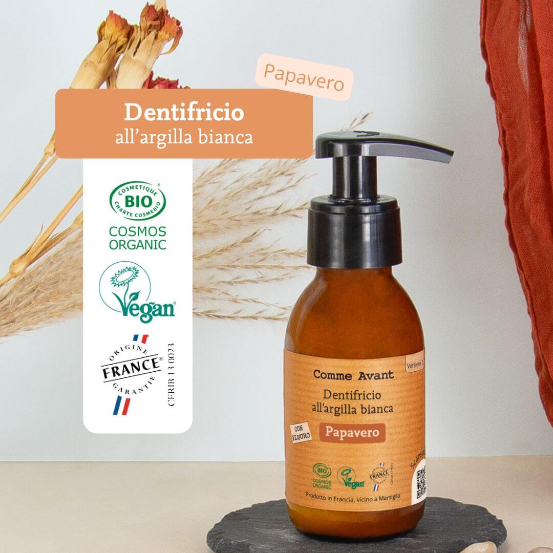 Dentifricio all'argilla bianca Comme Avant