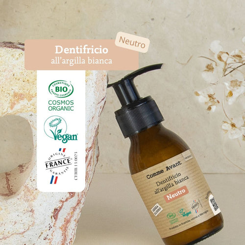 Dentifricio all'argilla bianca senza fluoro Comme Avant