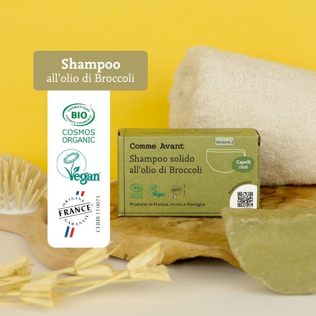 Shampoo biologico all'olio di broccoli Comme Avant