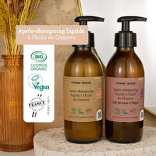 Après-shampoing liquide à l'huile de chanvre labels