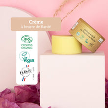 Label crème karité comme avant