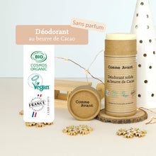 Label déodorant sans parfum comme avant