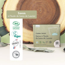 Label savon laurier comme avant