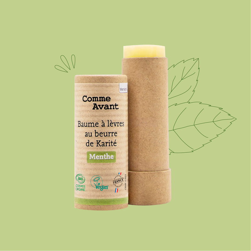 baume à lèvres menthe comme avant