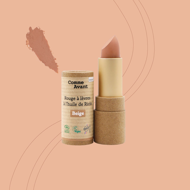 rouge à lèvres beige comme avant